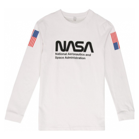 Mister Tee Tričko 'Nasa Worm' modrá / červená / černá / bílá