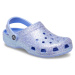 CROCS-Classic Glitter Clog moon jelly Modrá