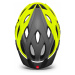 Cyklistická helma MET Crossover reflex žlutá/šedá