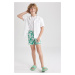 DEFACTO Boy&#39;s Patterned Swim Shorts