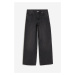 H & M - Baggy Regular Jeans - černá