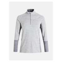 Termo prádlo peak performance m magic half zip med grey mel