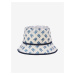 Bílý dámský vzorovaný nepromokavý klobouk Tommy Hilfiger - Dámské