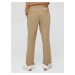 GAP Kalhoty girlfriend khakis in stretch twill Béžová