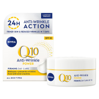 Nivea Zpevňující denní krém proti vráskám Q10 Power SPF 30 (Anti - Wrinkle + Firming Day Cream) 