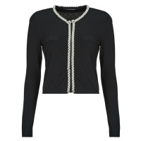 Karl Lagerfeld CLASSIC PEARL KNIT CARDIGAN Černá