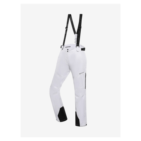 Bílé dámské lyžařské kalhoty s membránou PTX ALPINE PRO Osaga