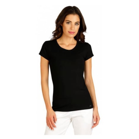 Dámské tričko s krátkým rukávem Litex 9D108 | černá