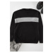 Trendyol Black Regular Crew Neck Color Block Knitwear Sweater