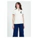 Polokošile la martina woman polo s/s piquet stretch bílá