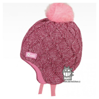 Merino pletená kojenecká čepice Dráče - Vivo 14, růžová melír Barva: Růžová
