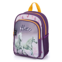 Oxybag KID BACKPACK HORSE Předškolní batoh, fialová, velikost