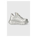 Sneakers boty Buffalo Cld Corin Puffed stříbrná barva, 1636027