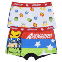 DVOJBALENÍ BOXEREK AVENGERS MARVEL - BÍLÁ/BAREVNÁ Vzory