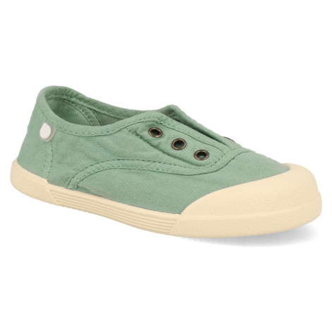Barefoot dětské plátěnky Igor - Lona matcha zelené