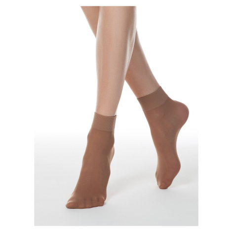 Conte Woman's Socks Bronz Conte of Florence