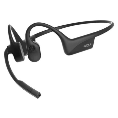 Shokz OpenComm 2 bez adaptéru, Bluetooth sluchátka před uši s mikrofonem, černá