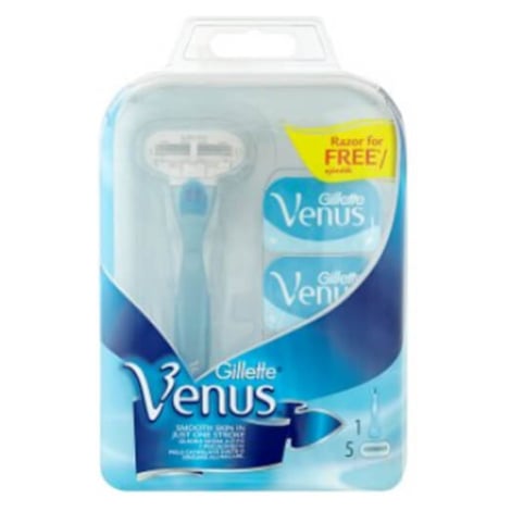 Gillette Náhradní hlavice Venus 4 ks + holicí strojek Venus
