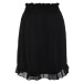 Trendyol Curve Black Chiffon Mini Skirt