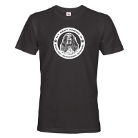 Pánské tričko Anglický špringršpaněl kulatý motiv - tričko pro milovníky psů