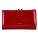 Příjemná dámská kožená peněženka v luxusním provedení Belasi, červená lakovaná