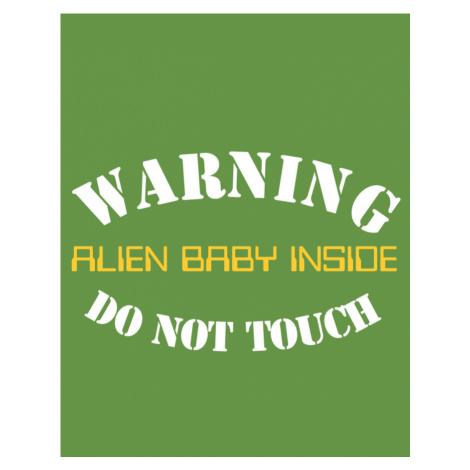 Tričko pro budoucí maminky Warning, Alien baby inside BezvaTriko