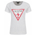 Guess dámské tričko logo šedé - Šedá