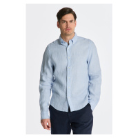 KOŠILE GANT SLIM LINEN SHIRT modrá