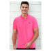 T8561 DEWBERRY MEN'S TSHIRT-OUTDOOR FUCHSIA