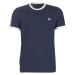 Fred Perry TAPED RINGER T-SHIRT Modrá