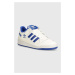 Kožené sneakers boty adidas Originals Forum Low CL bílá barva, IH7829