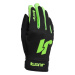JUST1 J-FLEX Moto rukavice černá/zelená