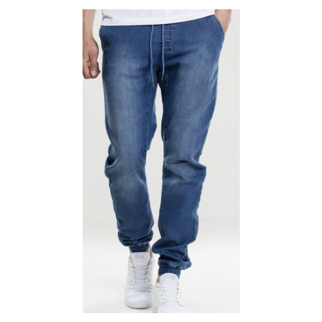 Jeansy Knitted Denim Jogpants - blue washed Urban Classics