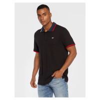 Tommy Jeans pánské černé polo tričko