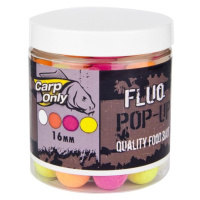 Carp only fluo pop up boilie 80 g 16 mm-white