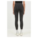 Legíny adidas Originals Wash Leggings dámské, šedá barva, hladké, IW5572