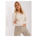 Sweter PM SW Y model 18900670 jasny beżowy - FPrice