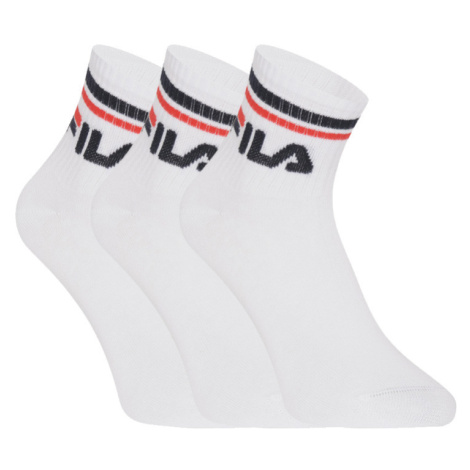3PACK ponožky Fila bílé (F9398-300)