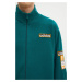 Mikina adidas Originals Polarfleece Adibreak Tracktop pánská, zelená barva, s aplikací, IW5815