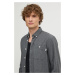 Bavlněná košile Pepe Jeans MIKE šedá barva, regular, s límečkem button-down, PM308719