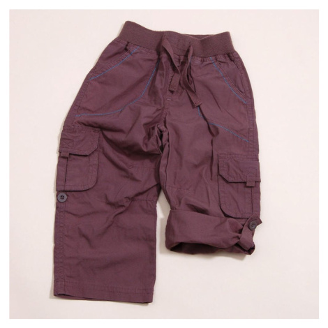 Kalhoty chlapecké roll up, Pidilidi, PD819, hnědá - | 18-24m