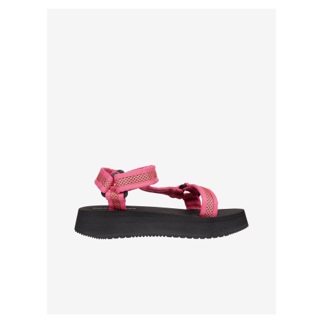 Růžové dámské sandály na platformě Calvin Klein Jeans