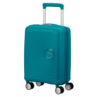 American Tourister Soundbox Mini 47cm Spinner Modrá Deep Teal