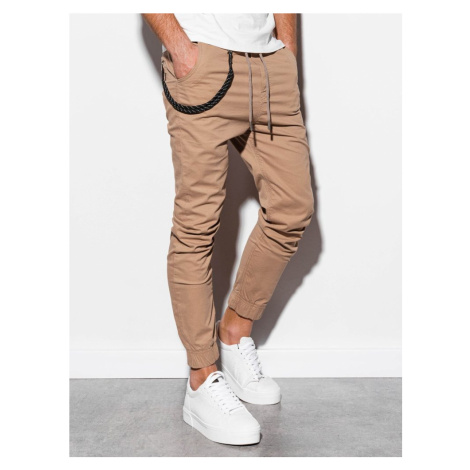 Ombre Clothing MODERNÍ BÉŽOVÉ JOGGER P908