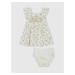 GAP Baby květované šaty s logem - Holky