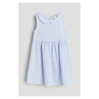 H & M - Bavlněné šaty - modrá