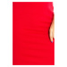 Červené krátké přiléhavé šaty