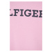 Dětské pyžamo Tommy Hilfiger růžová barva, s potiskem
