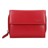 Dámská kožená peněženka Lagen Miriam - tmavě červená
