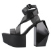 United nude STAGE SANDAL Černá